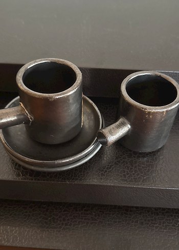 Renkli Desenli Seramik Fincan Seti - Görsel 6