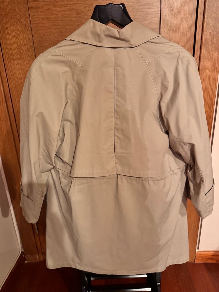 Bej Midi Kadın Trençkot, Bel Detaylı, Salaş - Görsel 2