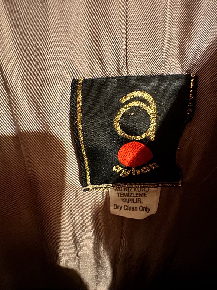 Bej Midi Kadın Trençkot, Bel Detaylı, Salaş - Görsel 5