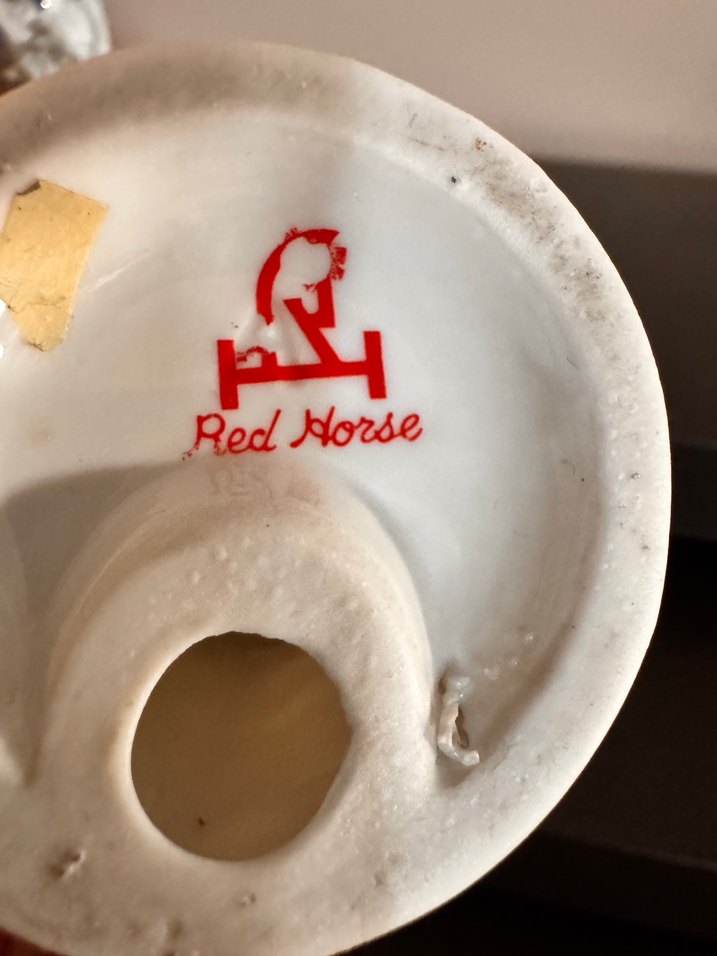 Beyaz ve Lacivert Detaylı Porselen Figürin Seti - Görsel 4