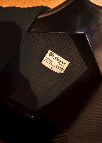 Düğmeli Midi Kadın Trko ceket - Görsel 3