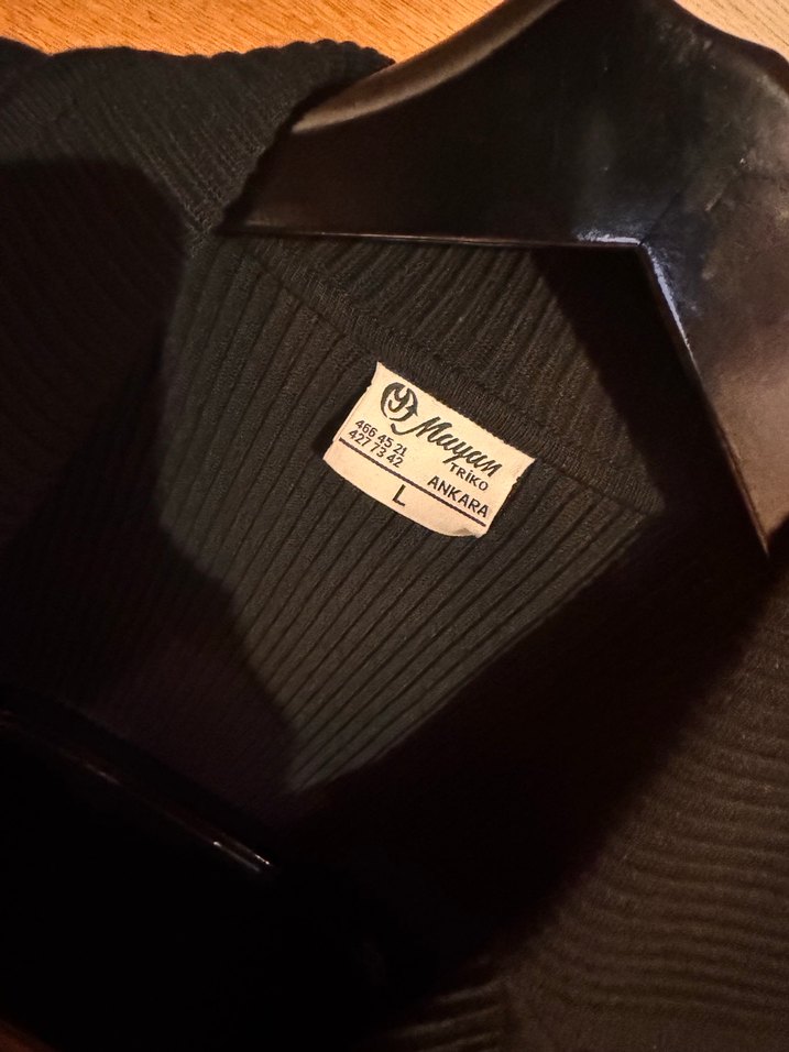 Düğmeli Midi Kadın Trko ceket - Görsel 3