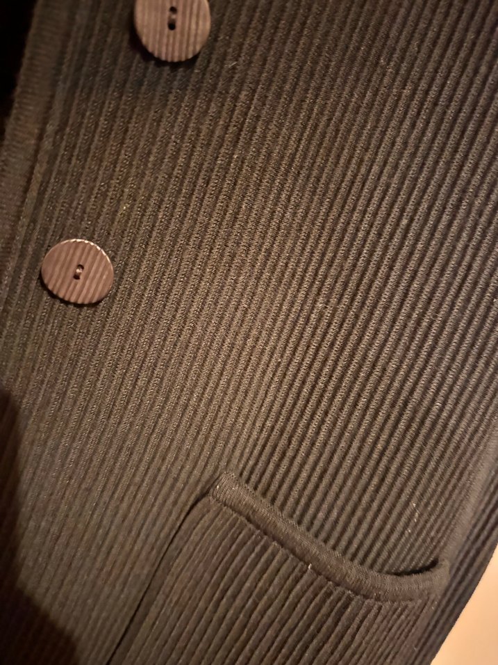 Düğmeli Midi Kadın Trko ceket - Görsel 5