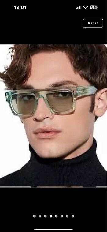 ??SON FİYAT??Tom Ford Fausto Model Unisex Güneş Gözlüğü - Görsel 6