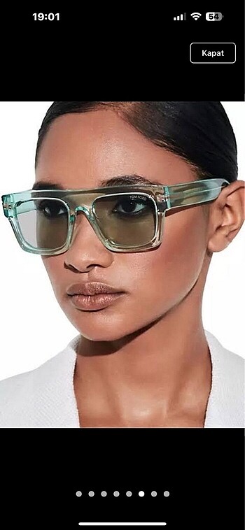 ??SON FİYAT??Tom Ford Fausto Model Unisex Güneş Gözlüğü - Görsel 5