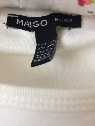 xs Beden ten rengi Renk Mango tişört 