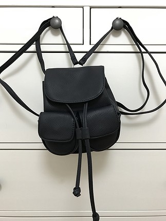 s Beden lacivert Renk Bershka mini sırt çantası