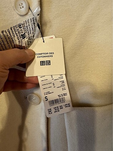 s Beden Uniqlo Caban mi-long double face kaban