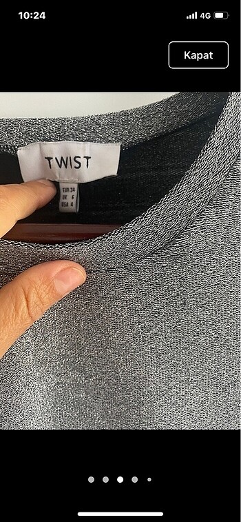 xs Beden Twist elbise