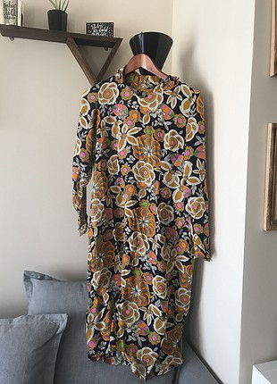 Vintage Love Floral özel dikim elbise