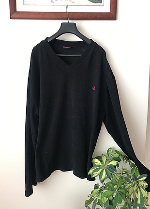 Xl siyah polar sweatshirt