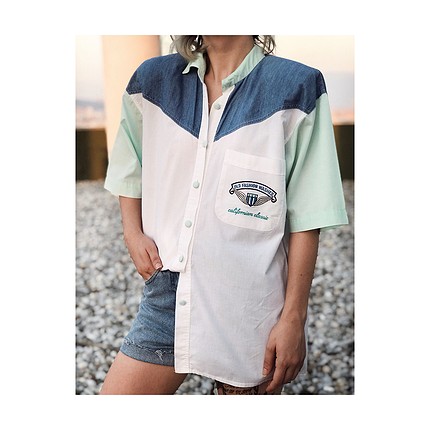 Vintage unisex gömlek