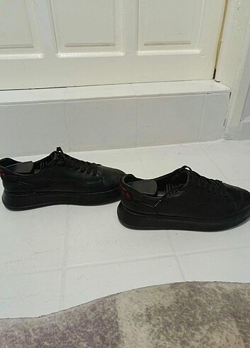 41 Beden siyah Renk Deri ayakkabı