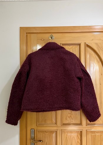 MANUKA BOUCLE KISA KABAN - Görsel 8