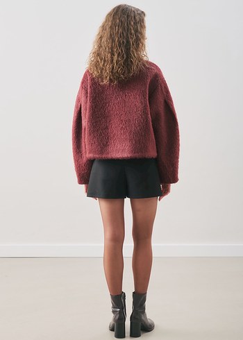 MANUKA BOUCLE KISA KABAN - Görsel 4