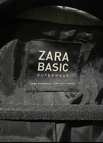 Zara kısa kaban