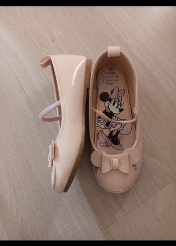 Fiyonklu Pembe Kız Çocuk Babet - Görsel 2