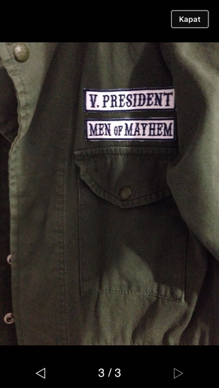34 Beden Sons of anarchy parka