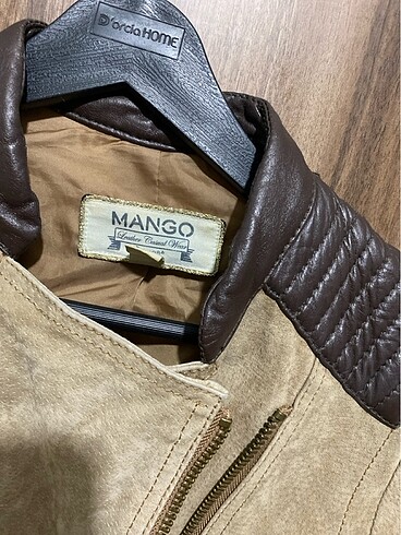 Mango Mango kadife deri karışımlı ceket
