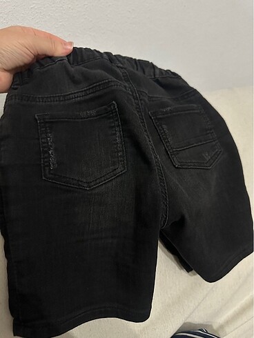 24-36 Ay Beden siyah Renk H&M kot likralı şort