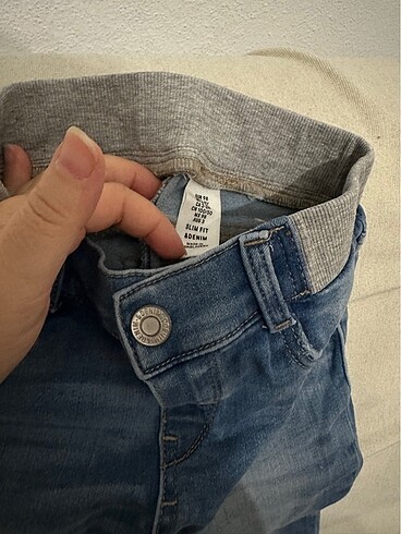 24-36 Ay Beden mavi Renk H&M spor kot pantolon 2-3 yaş