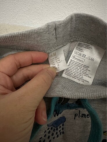 6-9 Ay Beden H&M eşofman altı 6-9 ay