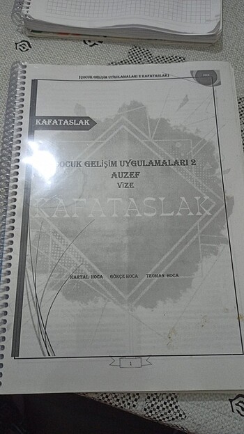 Çocuk gelişimi lisans bahar dönemi 