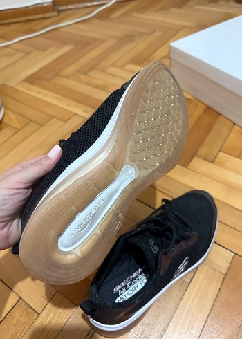 Siyah Bağcıklı Kadın Spor Ayakkabı - Görsel 5