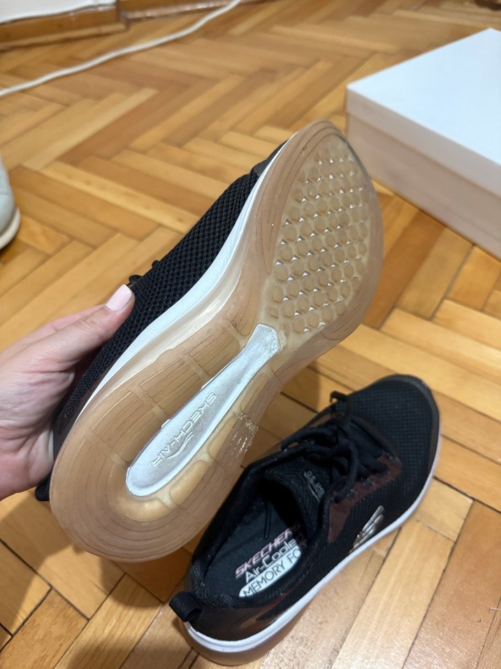 Siyah Bağcıklı Kadın Spor Ayakkabı - Görsel 5