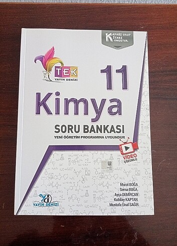 Tek Yayın Denizi 11. sınıf kimya soru bankası. 