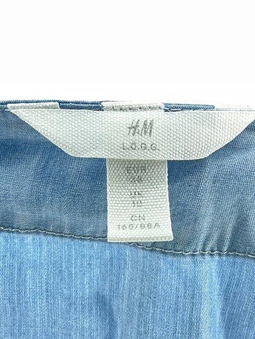 38 Beden mavi Renk H&M Kısa Elbise %70 İndirimli.