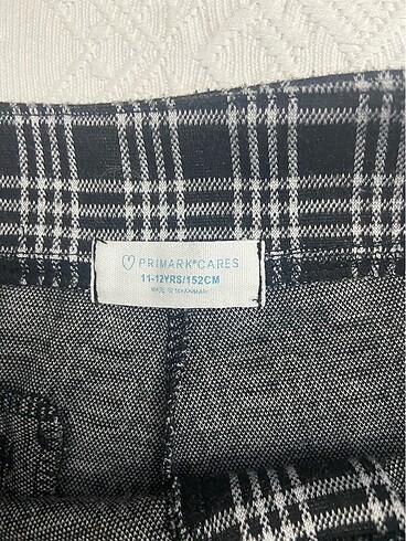 11-12 Yaş Beden çeşitli Renk Kareli kışlık pantalon