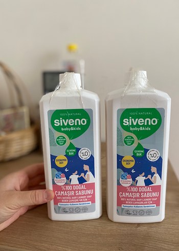 Siveno Bebek ve Çocuklar İçin %100 Doğal Çamaşır Sabunu