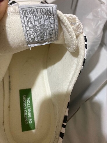 37 Beden çeşitli Renk Benetton converse