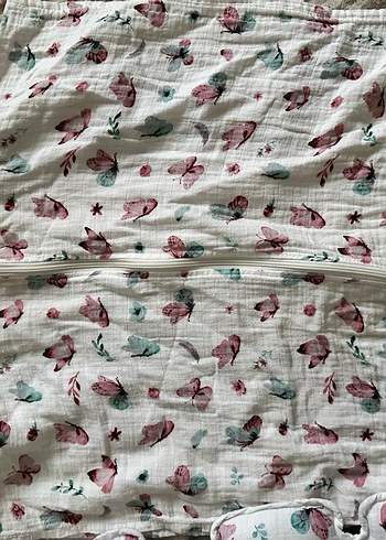 Beyaz Pamuklu Çocuk Battaniyesi - Görsel 2