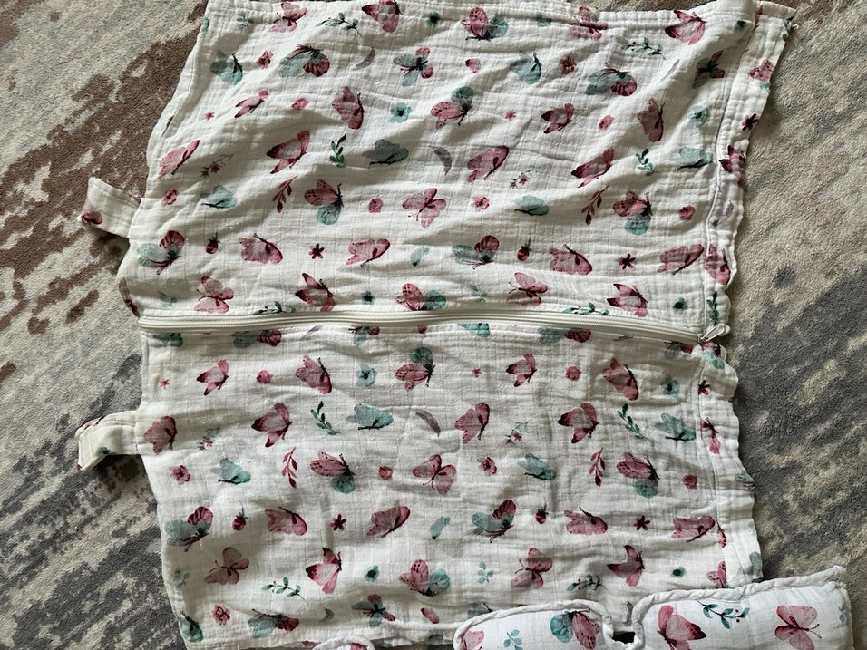 Beyaz Pamuklu Çocuk Battaniyesi - Görsel 2