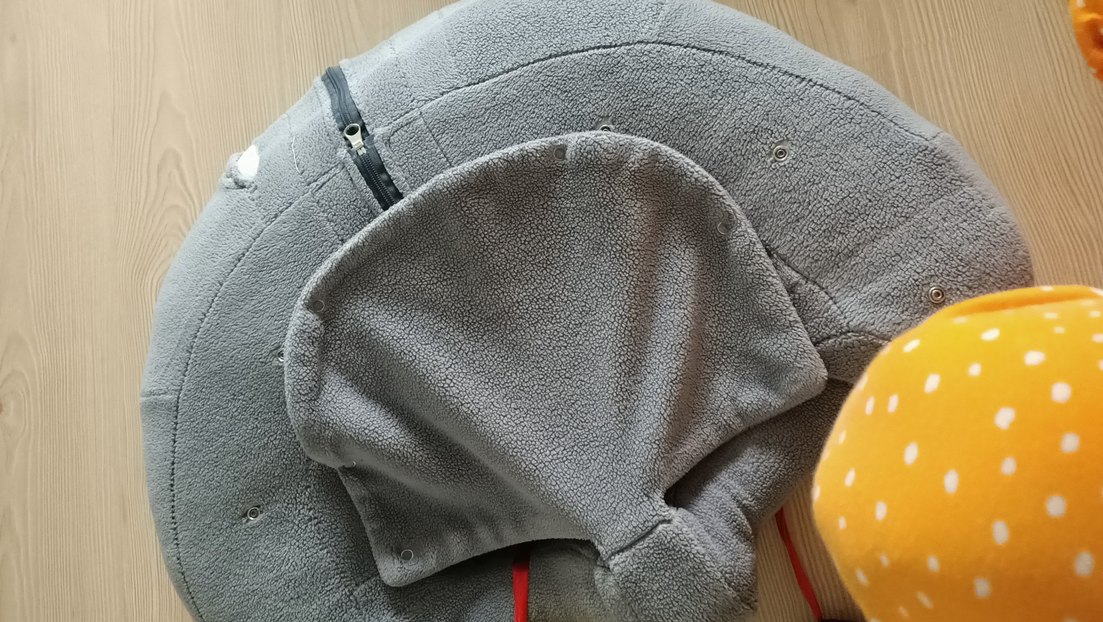 Gri Emzirme ve Hamilelik Destek Yastığı - Görsel 2