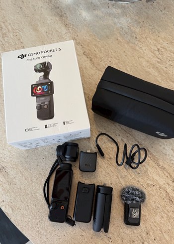 DJI Osmo Pocket 3 Creator Combo Gri Aksiyon Kamerası