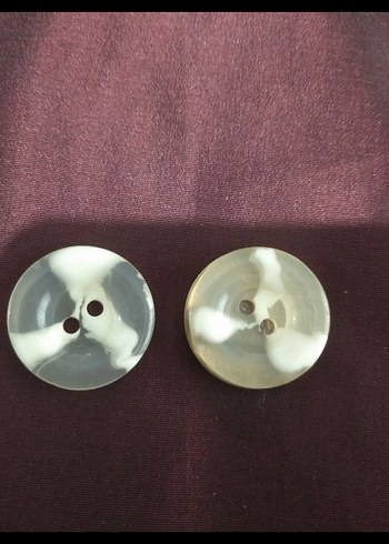 çok amaçlı krem rengi düğme - Görsel 3