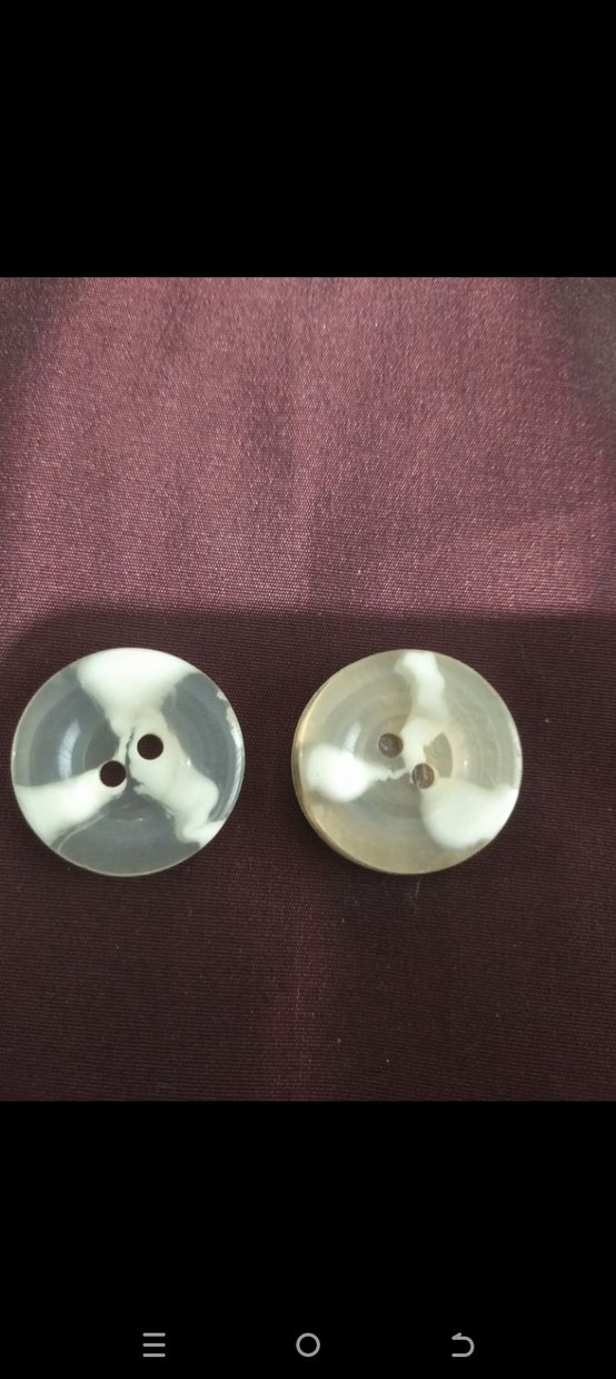 çok amaçlı krem rengi düğme - Görsel 3