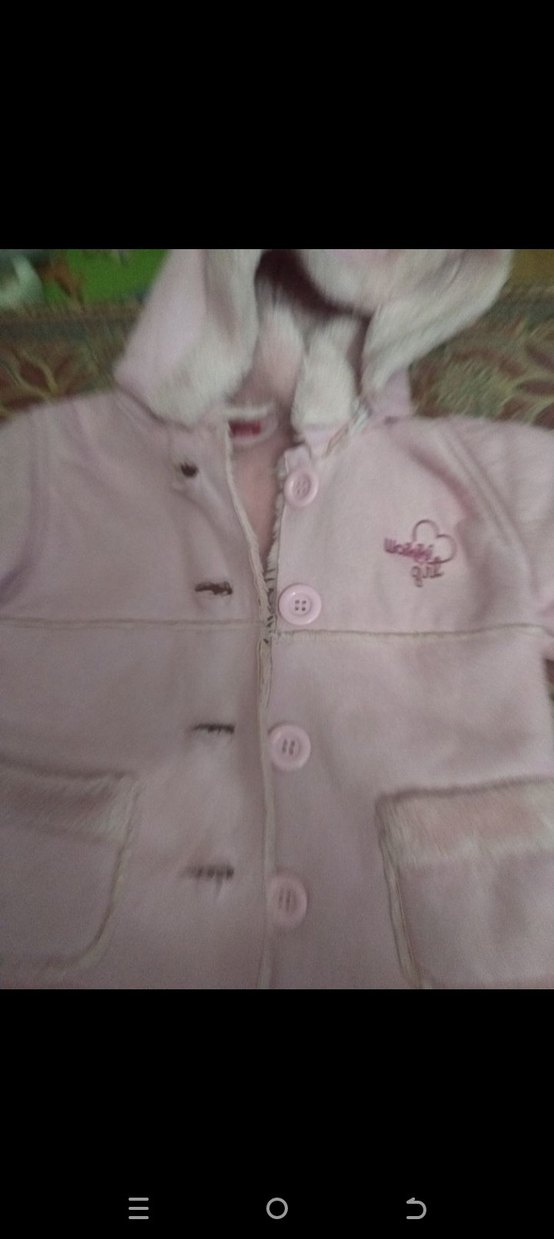 Kız Çocuk Pembe Kaban - Görsel 2