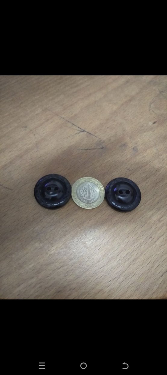 Siyah düğme - Görsel 3