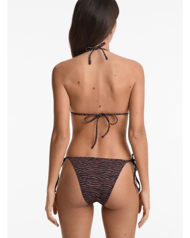 Oysho Zebra Desenli Bağcıklı Bikini Altı - Görsel 3