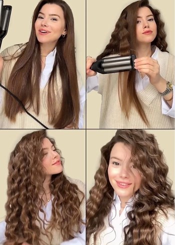 Hairens Siyah Saç Şekillendirici 200°C Dijital Ekranlı - Görsel 5