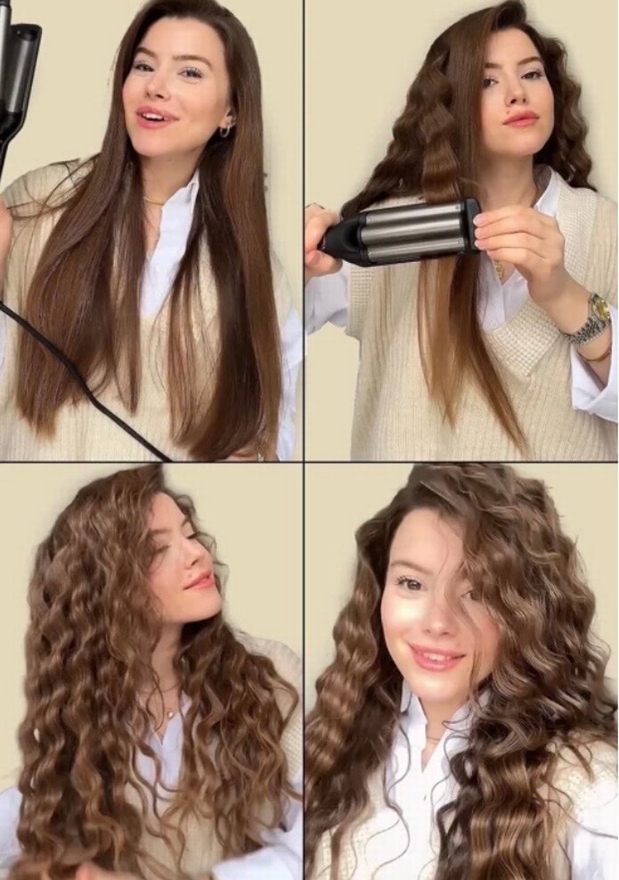 Hairens Siyah Saç Şekillendirici 200°C Dijital Ekranlı - Görsel 5