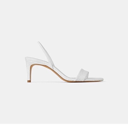 Zara Beyaz Sandalet - Görsel 4