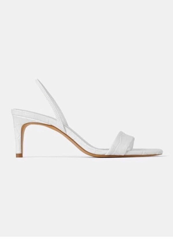 Zara Beyaz Sandalet - Görsel 4
