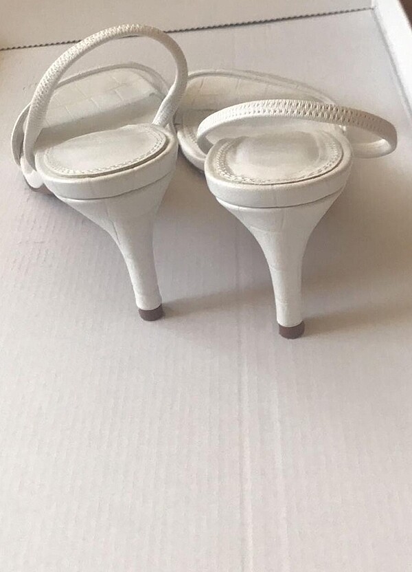 Zara Beyaz Sandalet - Görsel 2