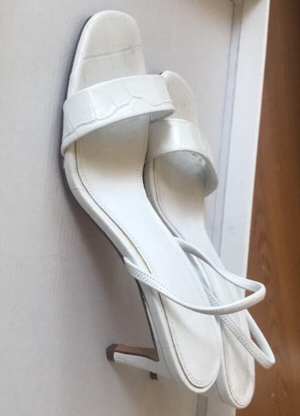 Zara Beyaz Sandalet - Görsel 3