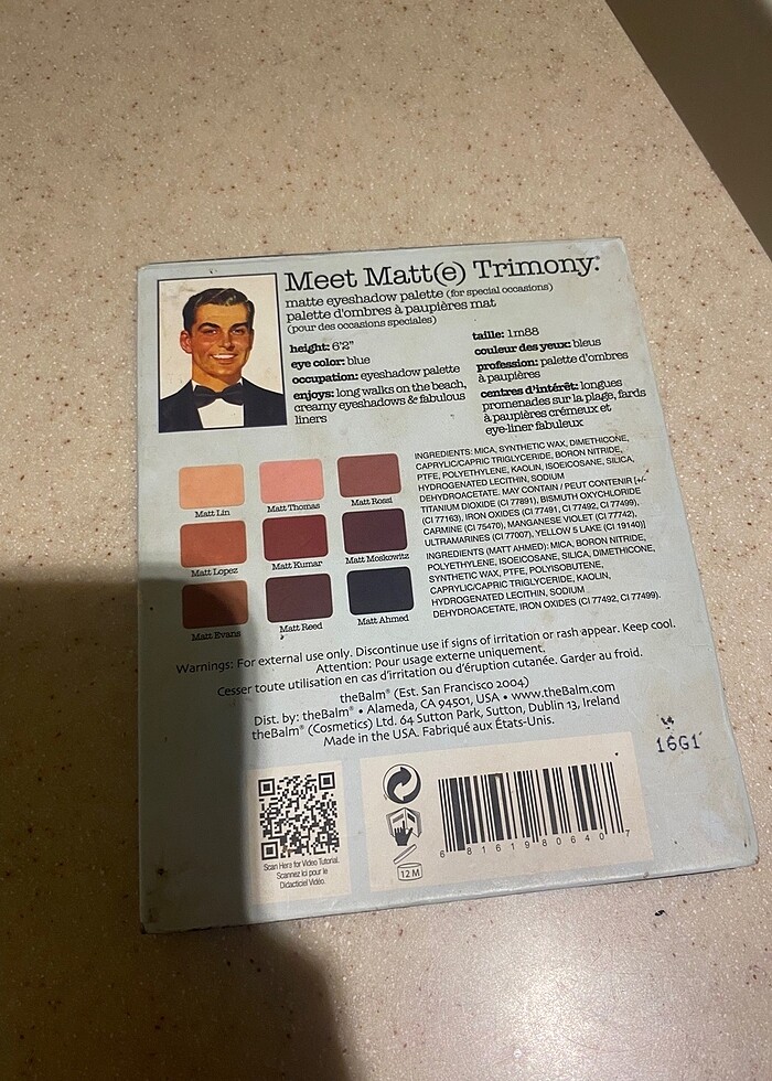 The balm meet matte trimony far paleti - Görsel 2